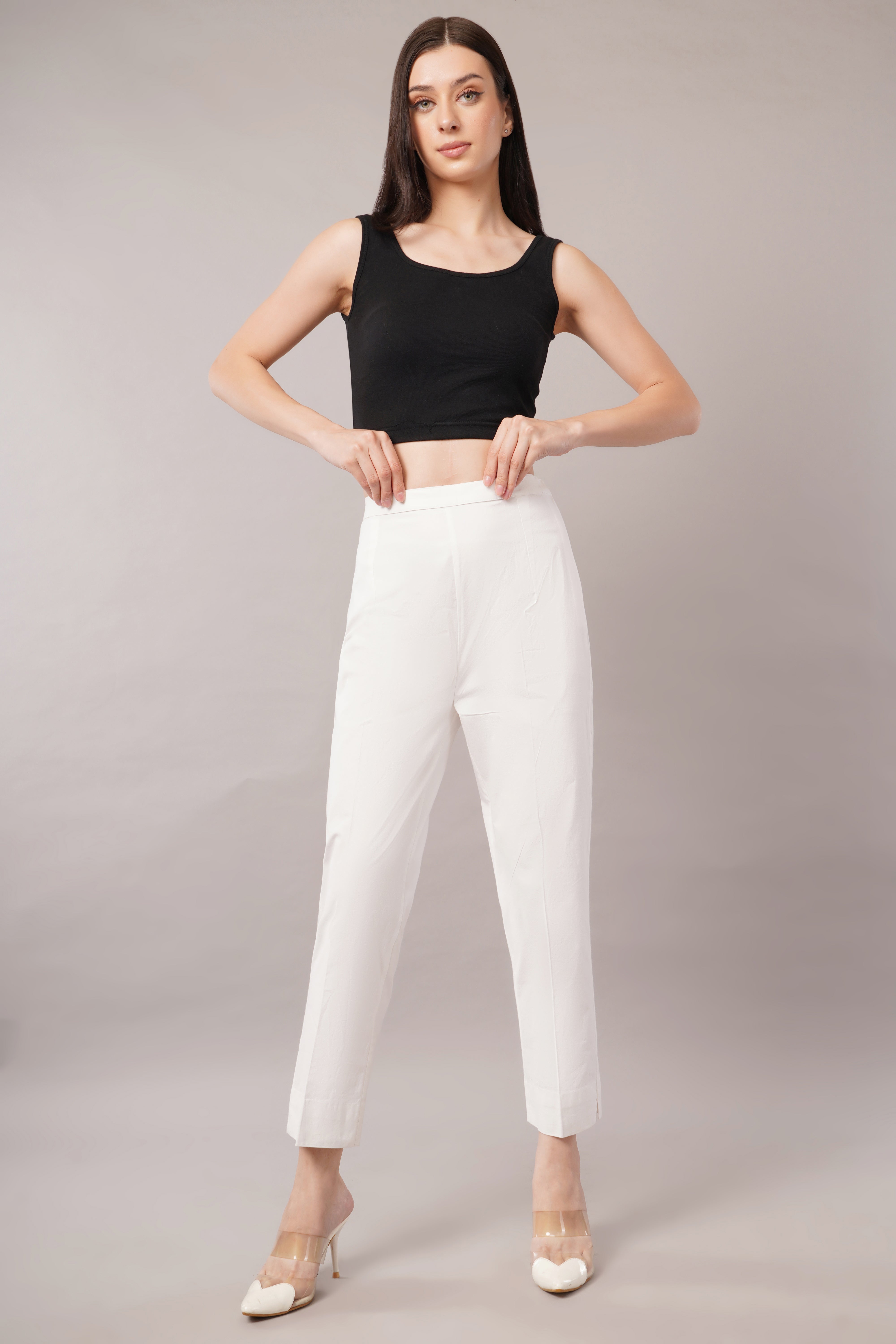 All Day Pants - White Color