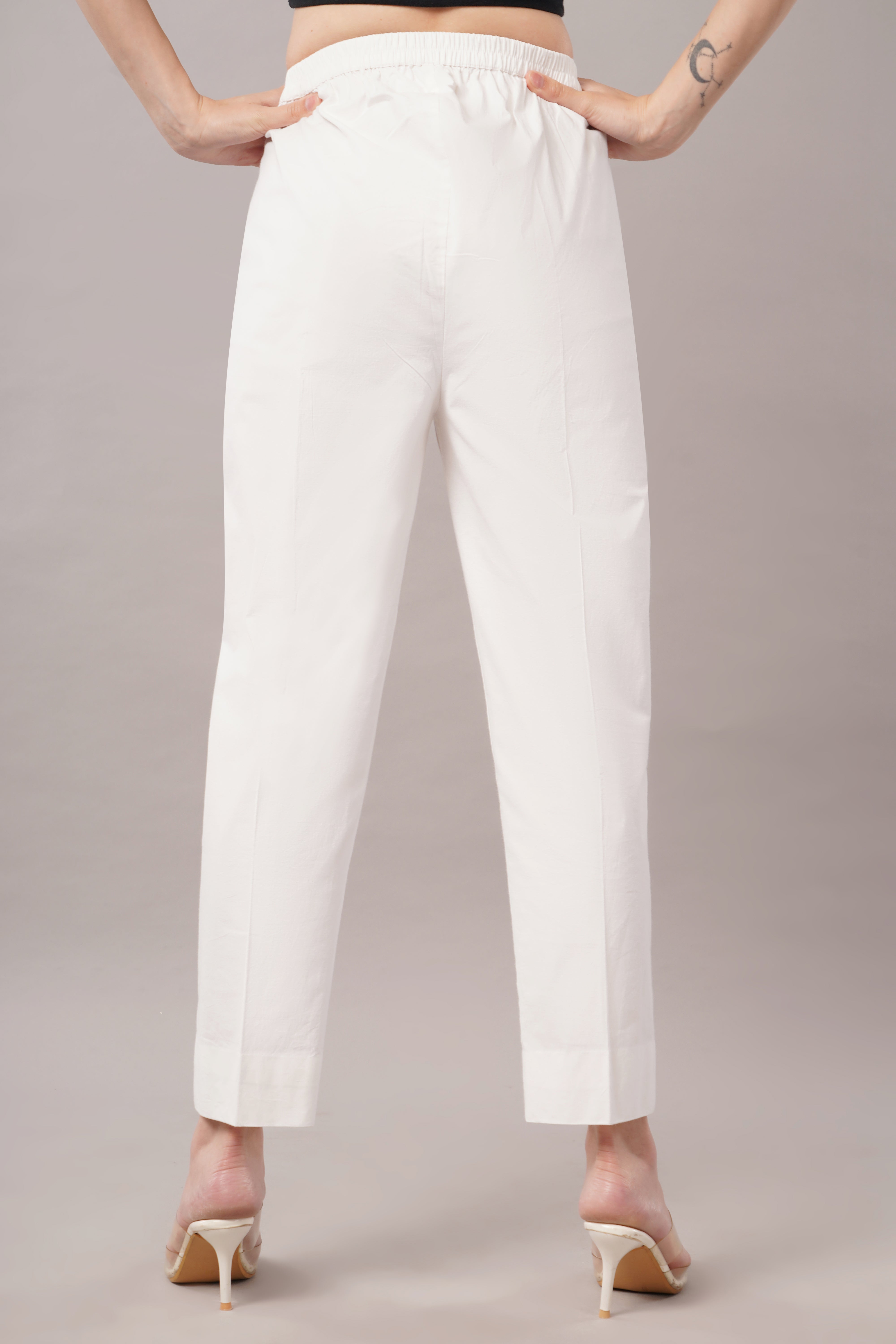 All Day Pants - White Color