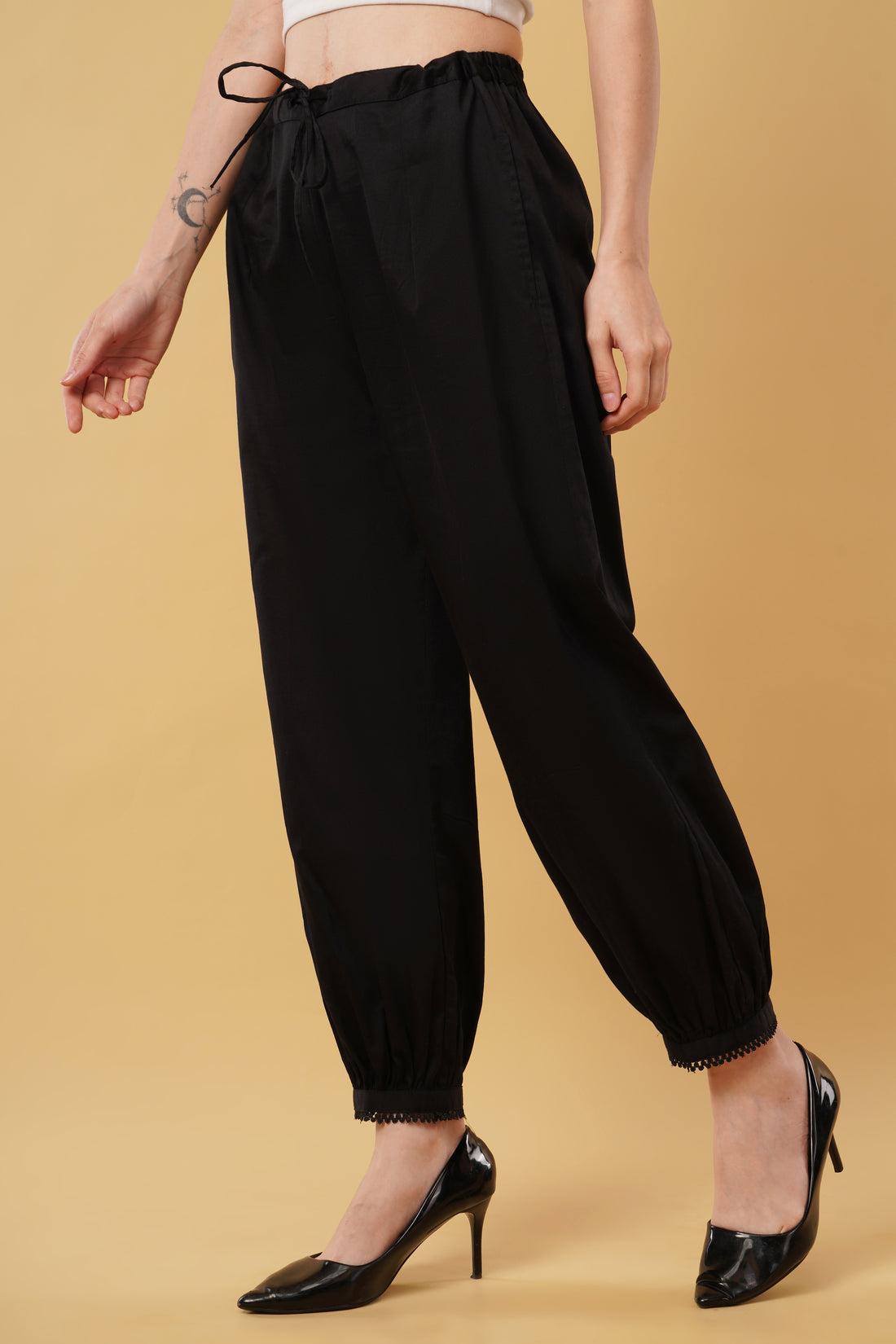 Black - Harem Pant