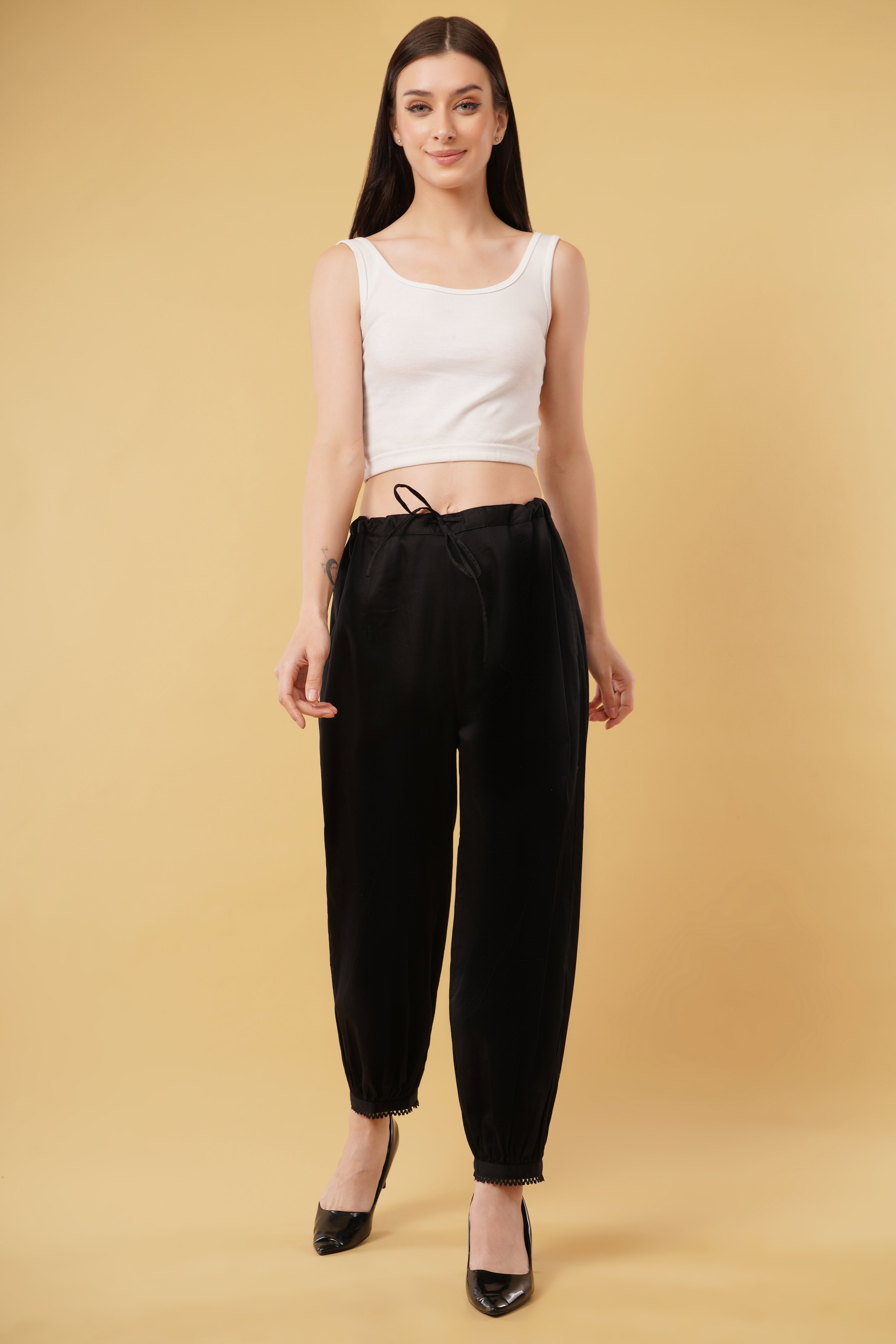 Black - Harem Pant