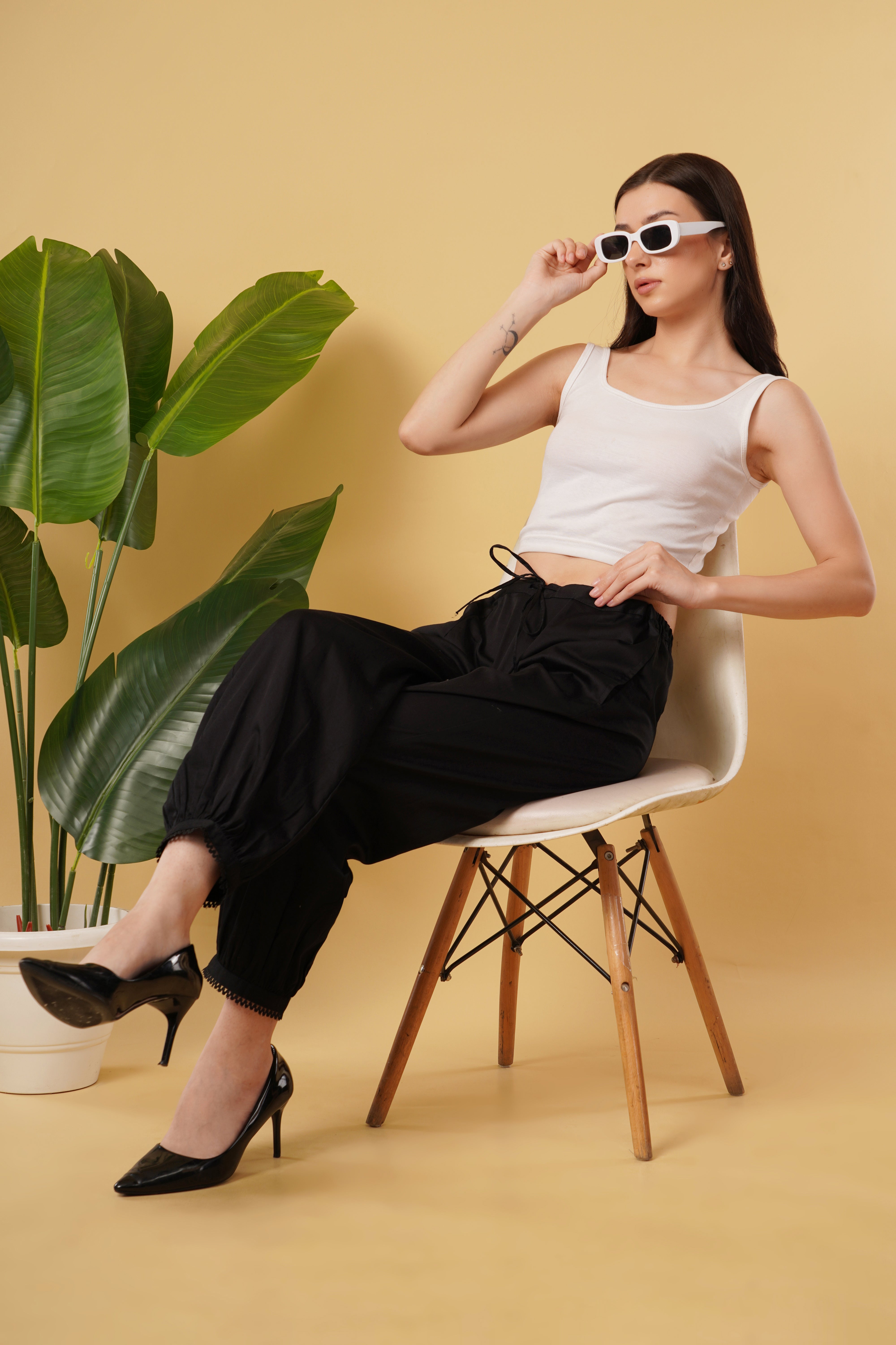 Black - Harem Pant