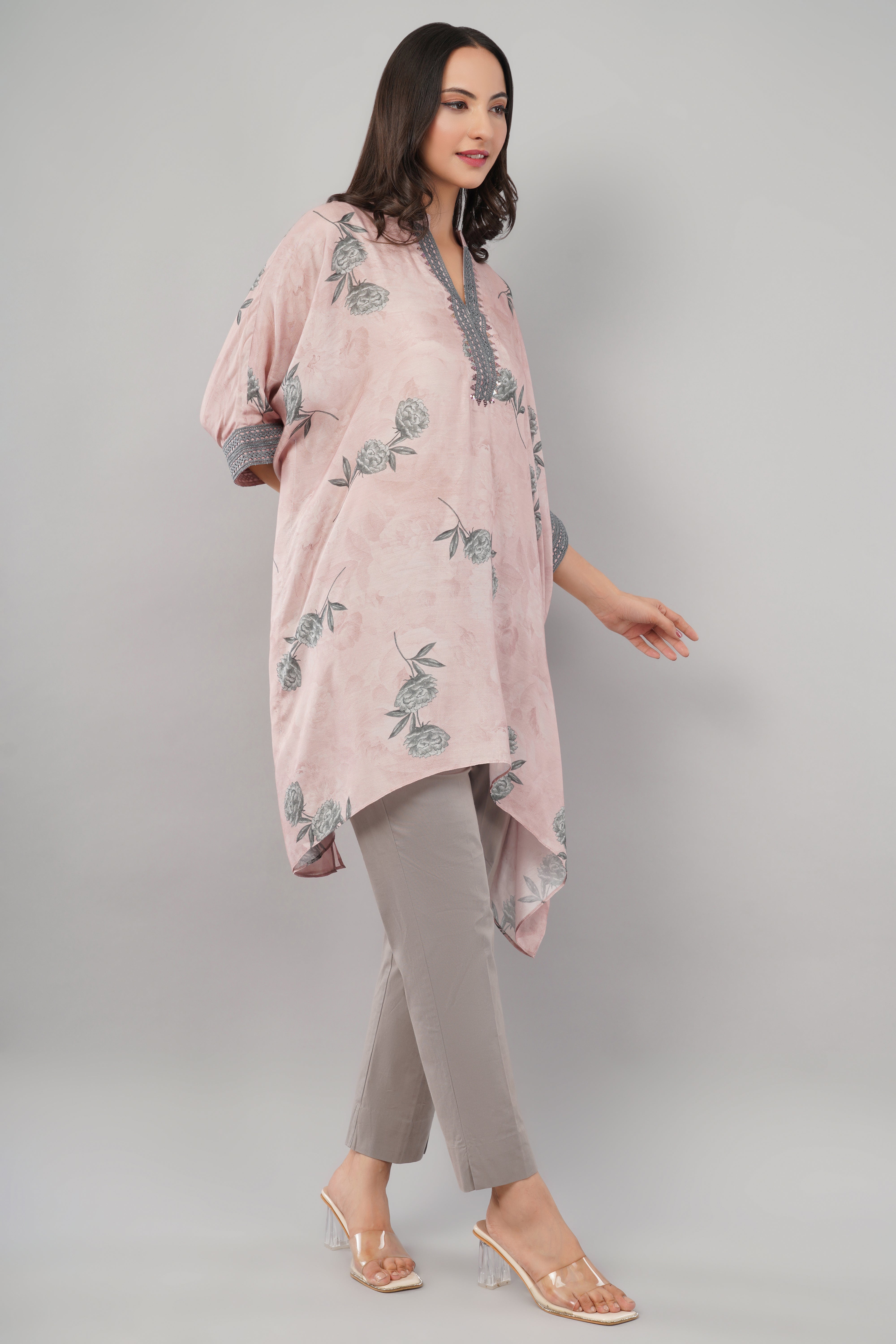 Rose Bloom Kaftan