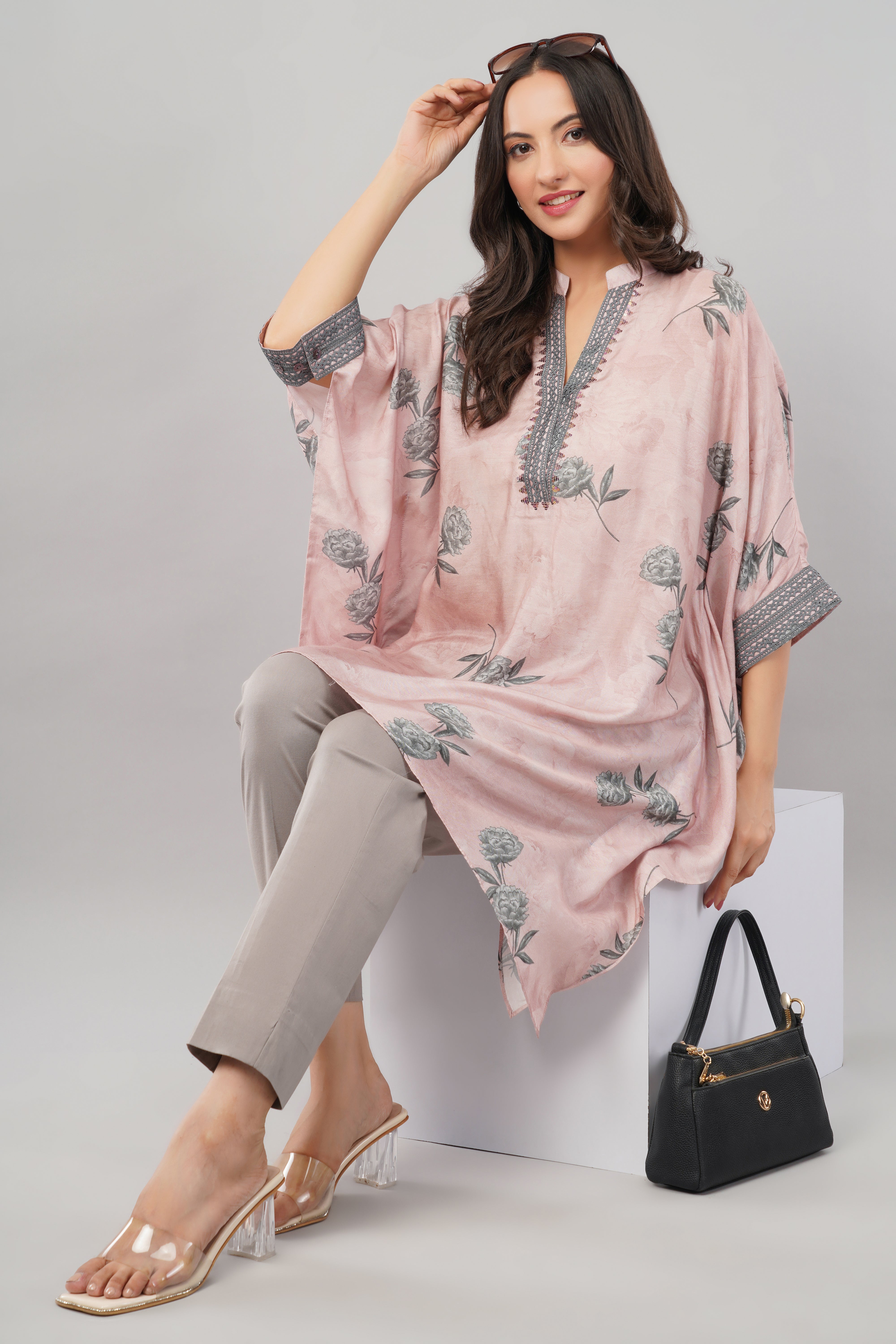 Rose Bloom Kaftan