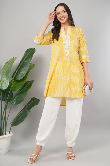 Sunshine Bloom Tunic - Long Tunic