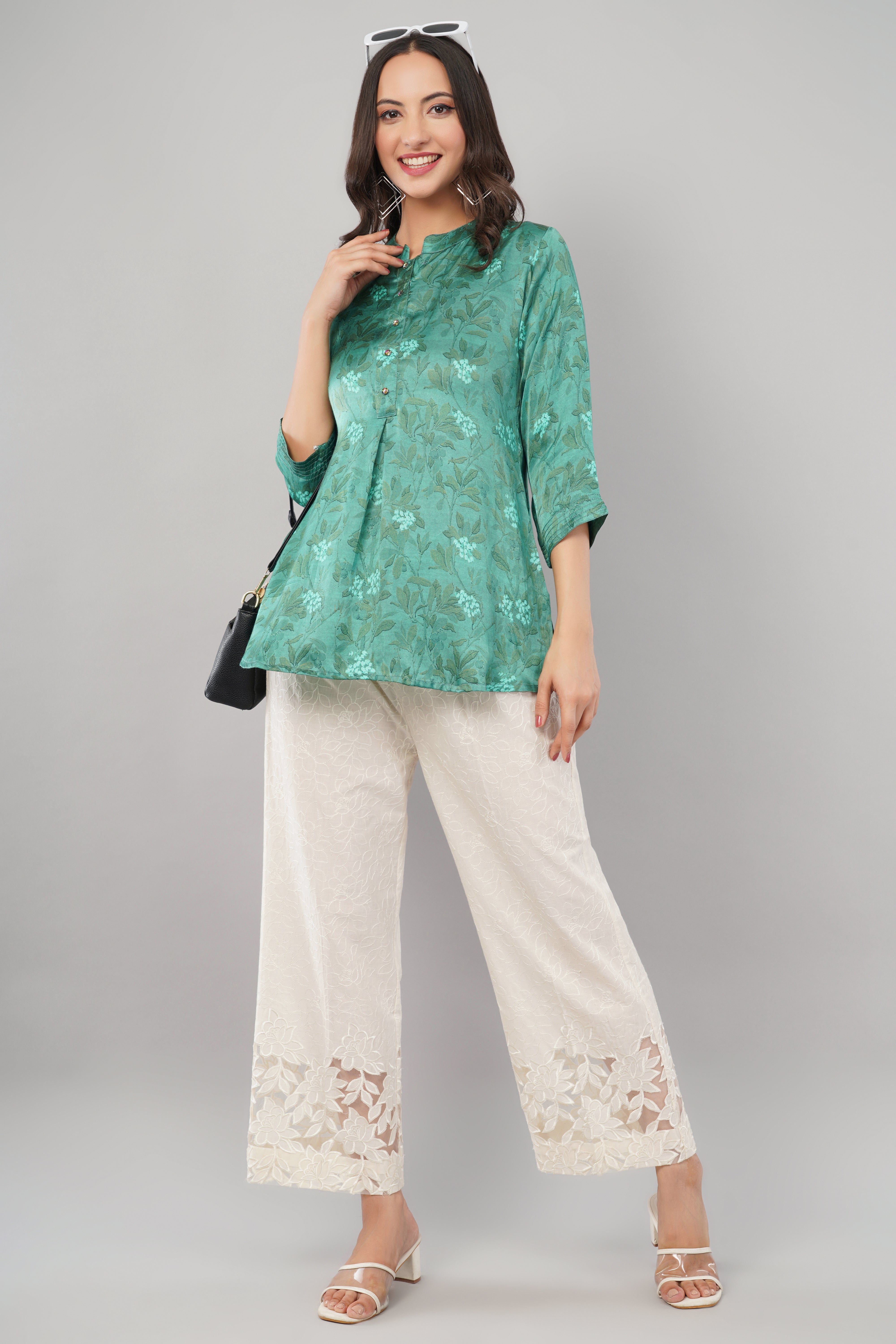 Emerald Bloom Tunic